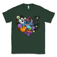 Sports Green stitch heart halloween Classic Tee - AdoDesignShop