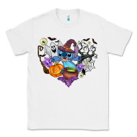 White stitch heart halloween Classic Tee - AdoDesignShop