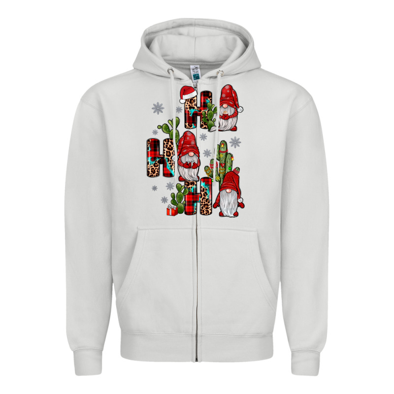 Ho Ho Ho Gnome Zipper Hoodie by JahusDesignShop | Teevron
