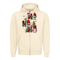 Sandshell ho ho ho gnome Zipper Hoodie - JahusDesignShop
