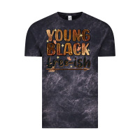 Cloud Black young black free ish Vintage Tee - Zillion Design Studio