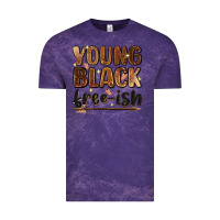 Cloud Purple young black free ish Vintage Tee - Zillion Design Studio