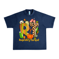 Navy fall rt respiratory therapist Urban Heavy Tee - Zillion Design Studio