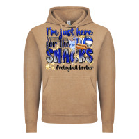 Im Just Here For The Snacks Volleyball Brother Vintage Hoodie | Teevron