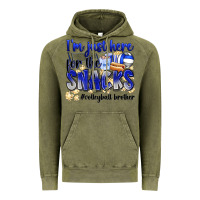 Vintage Olive im just here for the snacks volleyball brother Vintage Hoodie - Zillion Design Studio