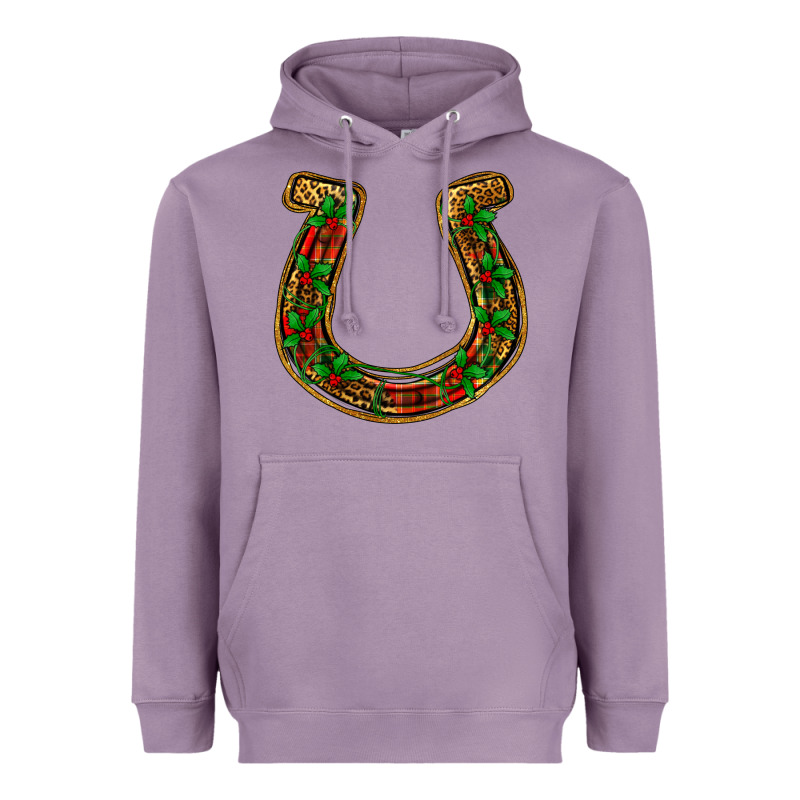 Christmas Horseshoe Heavyweight Hoodie by Jasminsmagicworld | Teevron