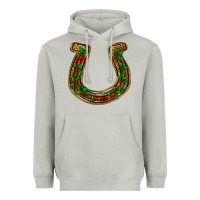 Moon Dust Christmas Horseshoe Heavyweight Hoodie - Jasminsmagicworld