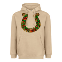 Mushroom Christmas Horseshoe Heavyweight Hoodie - Jasminsmagicworld