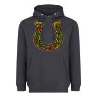 Smoke Christmas Horseshoe Heavyweight Hoodie - Jasminsmagicworld