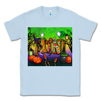 Dusty Blue halloween mini tumbler Classic Tee - BundleAndBundleShop
