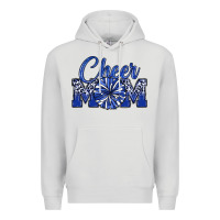 Dove Grey cheer mom Premium Hoodie - MaliasSmallBusiness