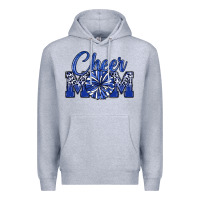Heather Grey cheer mom Premium Hoodie - MaliasSmallBusiness