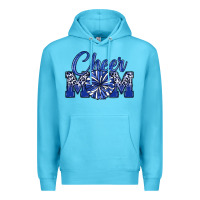 Ocean Blue cheer mom Premium Hoodie - MaliasSmallBusiness