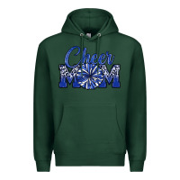 Sports Green cheer mom Premium Hoodie - MaliasSmallBusiness