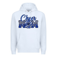 White cheer mom Premium Hoodie - MaliasSmallBusiness