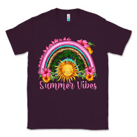 Plum summer vibes  rainbow Classic Tee - HRA Design Shop