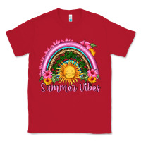 Red summer vibes  rainbow Classic Tee - HRA Design Shop