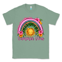 Sage summer vibes  rainbow Classic Tee - HRA Design Shop