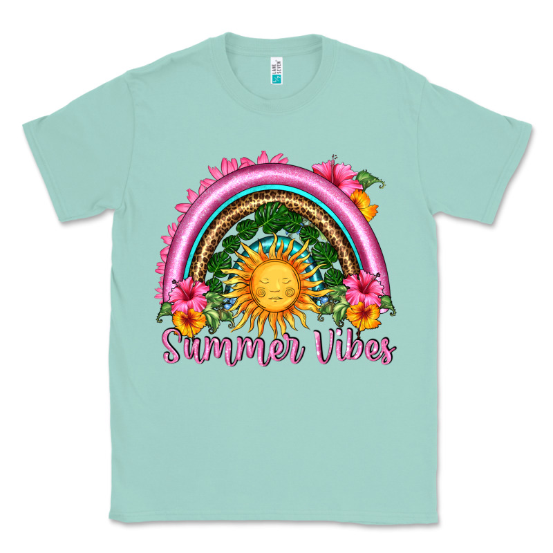 Summer Vibes  Rainbow Classic Tee by HRA Design Shop | Teevron