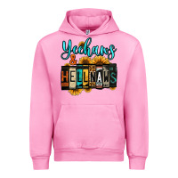 Fuchsia Pink yeehaws and hellnaws Urban Hoodie - Jasminsmagicworld