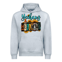 Heather Grey yeehaws and hellnaws Urban Hoodie - Jasminsmagicworld