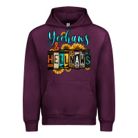 Mauve Wine yeehaws and hellnaws Urban Hoodie - Jasminsmagicworld