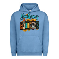 Pigment Pebble Blue yeehaws and hellnaws Urban Hoodie - Jasminsmagicworld
