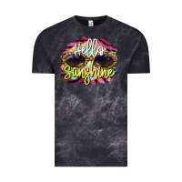 Cloud Black hello sunshine Vintage Tee - BarkalooDesign