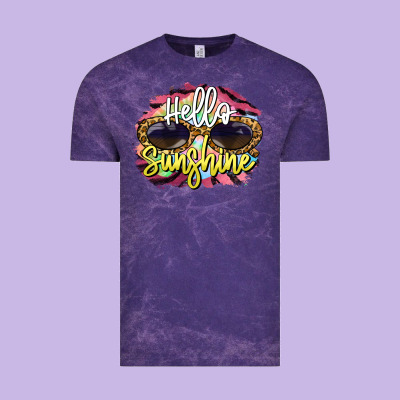 Hello Sunshine Vintage Tee Designed By Barkaloodesign