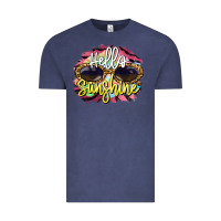 Vintage Denim hello sunshine Vintage Tee - BarkalooDesign
