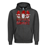 Charcoal Heather hangin' with my gnomies Zipper Hoodie - JahusDesignShop