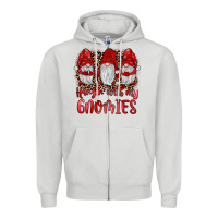 Dove Grey hangin' with my gnomies Zipper Hoodie - JahusDesignShop