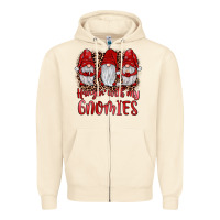 Sandshell hangin' with my gnomies Zipper Hoodie - JahusDesignShop