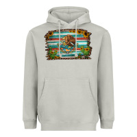 Moon Dust cactus turquoise serape leopard mexican flag Heavyweight Hoodie - Jasminsmagicworld