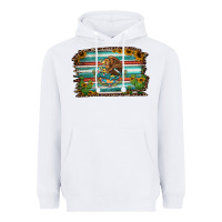 White cactus turquoise serape leopard mexican flag Heavyweight Hoodie - Jasminsmagicworld
