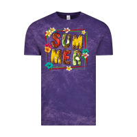 Cloud Purple summer with fruit Vintage Tee - texasbilliewilder
