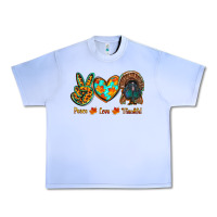 Grape Ice peace love thankful Urban Heavy Tee - RanaPortraitStore