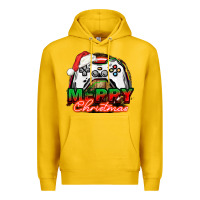 Lemon Gamer Merry Christmas Premium Hoodie - NancyCooperArtShop