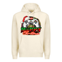 Tofu Gamer Merry Christmas Premium Hoodie - NancyCooperArtShop