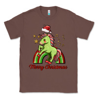 Chestnut merry christmas unicorn Classic Tee - FaDigitalArtStudio
