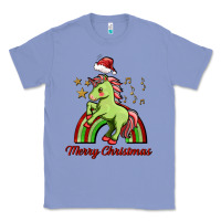 Colony Blue merry christmas unicorn Classic Tee - FaDigitalArtStudio
