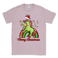 Lilac merry christmas unicorn Classic Tee - FaDigitalArtStudio