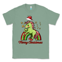 Sage merry christmas unicorn Classic Tee - FaDigitalArtStudio