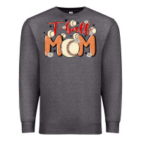 Charcoal Heather t ball mom Premium Sweatshirt - MaliasSmallBusiness
