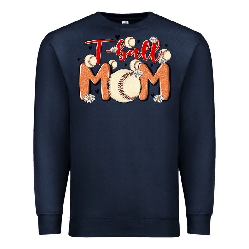 T Ball Mom Premium Sweatshirt by MaliasSmallBusiness | Teevron