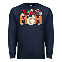 Navy t ball mom Premium Sweatshirt - MaliasSmallBusiness