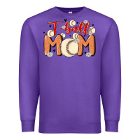 Purple t ball mom Premium Sweatshirt - MaliasSmallBusiness