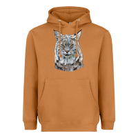 Meerkat Bobcat Head Heavyweight Hoodie - LillyAllenDesigns