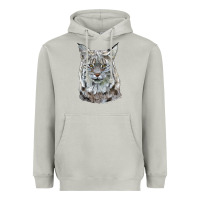 Moon Dust Bobcat Head Heavyweight Hoodie - LillyAllenDesigns