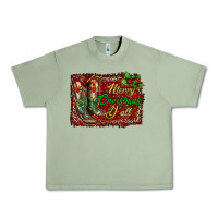 Oil Green merry christmas y'all boots Urban Heavy Tee - RanaPortraitStore